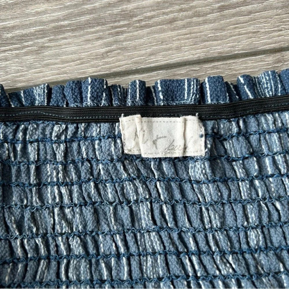 Kiwi Punch Off The Shoulder Fared Boho Tunic Top - Picture 9 of 14